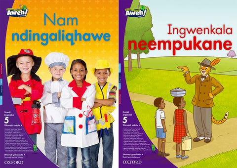 Aweh! isiXhosa Reading Scheme Grade 2 Level 5 Big Book 4 Nam ndingaliqhawe | Ingwenkala neempukane
