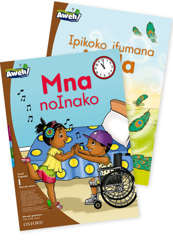 Aweh! isiXhosa Phonics Grade 1 Level 1 Big Book 1 Mna noInako and Ipikoko ifumana isisila