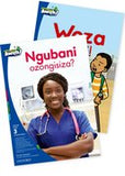 Aweh! isiZulu Phonics Grade 1 Level 3 Big Book 1 Ngubani ozongisiza? and Woza Wini!