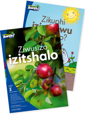 Aweh! isiZulu Phonics Grade 1 Level 3 Big Book 3 Ziwusizo izitshalo and Zikuphi izimbewu zikaZizo?