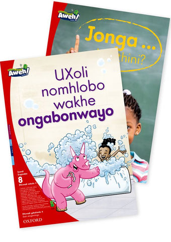 Aweh! IsiXhosa Reading Scheme Grade 2 Level 8 Big Book 3 Jonga ... Ndithini? | nomhlobo