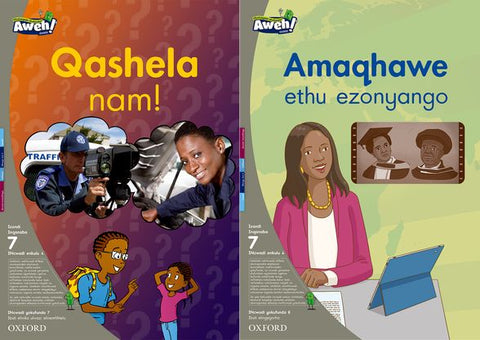 Aweh! IsiXhosa Reading Scheme Grade 2 Level 7 Big Book 4 Qashela nam! | Amaqhawe ethu ezonyango