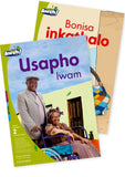 Aweh! isiXhosa Phonics Grade 1 Level 2 Big Book 1 Usapho lwam and Bonisa inkathalo