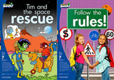 Aweh! English Gr2 L7 Big Book 3 Tim and the space rescue, Follow the rules!