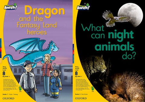 Aweh! English Grade 2 L8 BB4 Dragon and the Fantasy Land heroes, What can night animals do