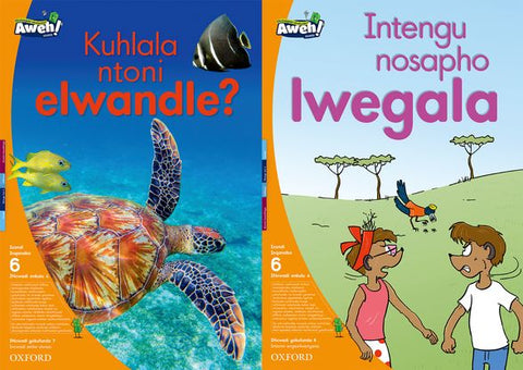 Aweh! isiXhosa Phonics Grade 2 Level 6 Big Book 4 Kuhlala ntoni elwandle? | Intengu nosapho lwegala