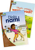 Aweh! isiZulu Phonics Grade 1 Level 1 Big Book 2 Dlala nami and Ukuphi umtapo wezincwadi?