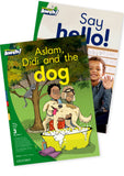 Aweh! English Grade 1 Level 3 Big Book 2 Aslam, Didi and the dog, Say hello! Aslam, Didi and the dog and Say hello!