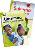 Aweh! isiZulu Phonics Grade 1 Level 2 Big Book 3 Umzimba wami uyamangaza and Sukuma ngilambile Kuki