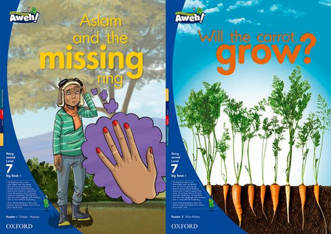 Aweh! Eng Gr2 L7 Big Book 1 Aslam and the missing ring, Will the carrot grow?
