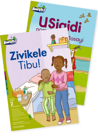 Aweh! isiZulu Phonics Grade 1 Level 2 Big Book 5 Zivikele Tibu! and USigidi nomgido wamaMasayi
