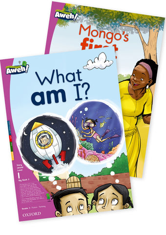 Aweh! English Grade 1 Level 1 Big Book 2 What am I?, Mongo#s first day