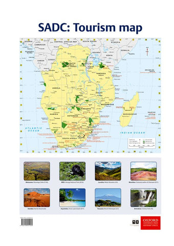 SADC: Tourism map: Gr 10 - 12 (Sheet map)