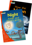 Aweh! Eng Gr1 L4 Big Book 4 Night Adder and Moon's jersey, How the Moon changes Night Adder and the Moon's jersey and How the Moon changes