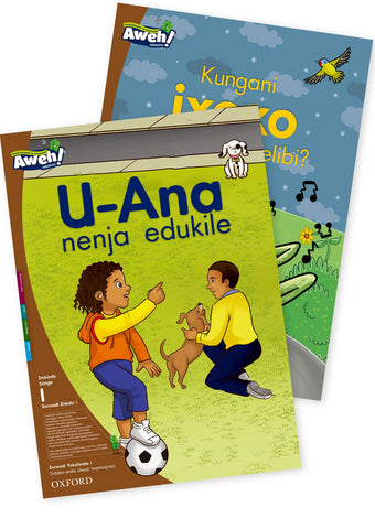 Aweh! IsiZulu Grade 1 Level 1 Big Book 1 U-Ana nenja edukile and Kungani ixoxo linephimbo elibi?