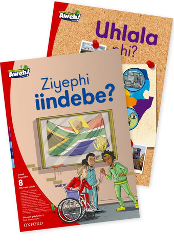 Aweh! IsiXhosa Reading Scheme Grade 2 Level 8 Big Book 1 Uhlala phi? | Ziyephi iindebe?