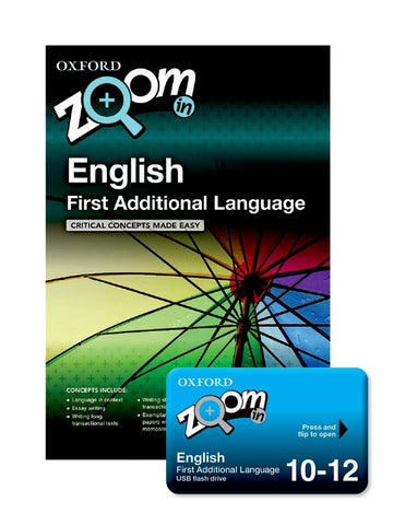 Zoom in English FAL Grades 10–12 (USB & Practice Book)