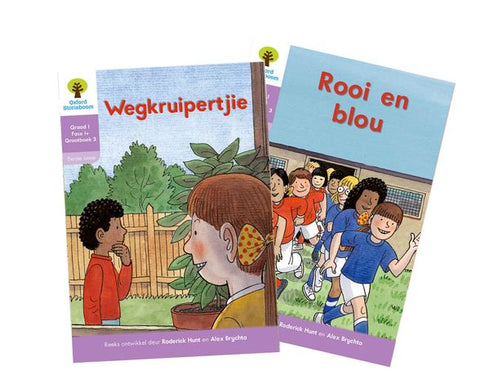 Storieboom Fase 1+ Grootboek 3 Wegkruipertjie en Rooi en Blou