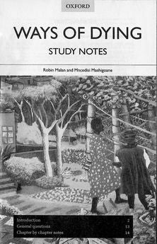 Ways of Dying Study Notes