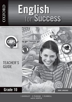 English for Success Home Language Grade 10 Teacher's Guide (CAPS) (Approved) - Elex Academic Bookstore