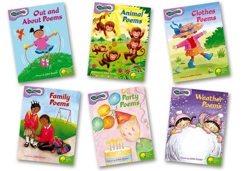 Oxford Reading Tree: Stage 1+ & 2 Glow-worms Poetry (Pack of 6)