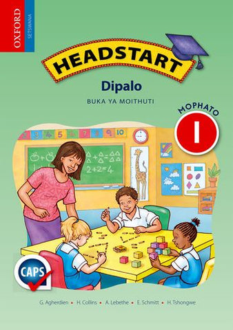 "Headstart Mathematics Grade 1 Learner's Book (Setswana)  Headstart Dipalo Mophato 1 Buka ya Moithuti" - Elex Academic Bookstore