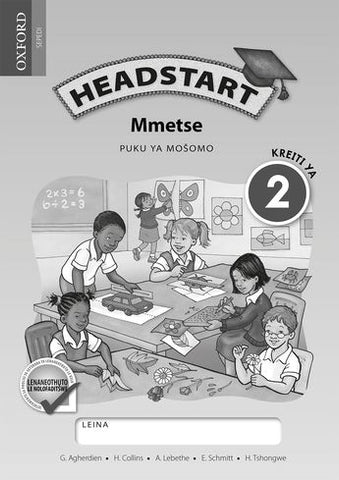 Headstart Mathematics Grade 2 Workbook (Sepedi)  Headstart Mmetse Kreiti ya 2 Puku ya Mošomo (Approved) - Elex Academic Bookstore