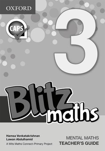 Blitz Mental Maths Grade 3 Teacher's Guide English