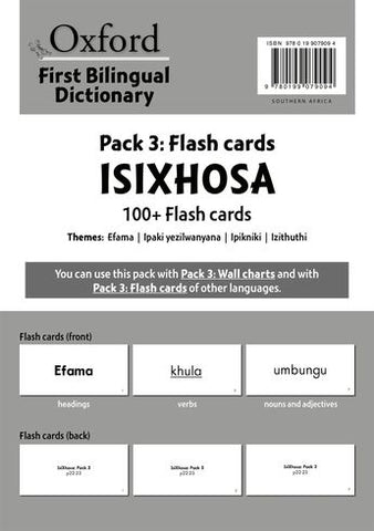 Oxford First Bilingual Dictionaries: Pack 3 Flash Cards IsiXhosa (100+ Flash Cards)