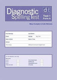 DIAGNOSTIC SPELLING TESTS 1 FORM A