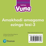 Vuma IsiZulu Home Language Amakhadi amagama Izinga lesi-3: Level 3: Grade 1