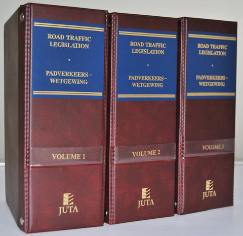 Road Traffic Legislation / Padverkeerswetgewing (Volumes I, II & III) (published since 1990)