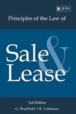Principles of the Law of Sale and Lease (2013 - 3rd edition)