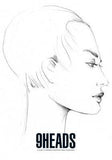 9 Heads : A Guide to Drawing Fashion by Nancy Riegelman