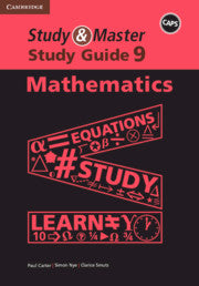 Study & Master Study Guide Mathematics Grade 9