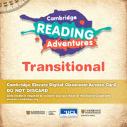 Cambridge Reading Adventures Green to White Bands Transitional Cambridge Elevate Digital Classroom Access Card (1 Year)
