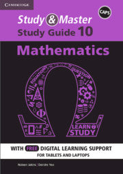 Study and Master Mathematics Study Guide Grade 10 (Blended) English