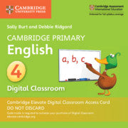 Cambridge Primary English Stage 4 Cambridge Elevate Digital Classroom Access Card (1 Year).