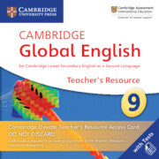 Cambridge Global English Stage 9 Cambridge Elevate Teacher's Resource Access Card
