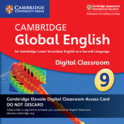 Cambridge Global English Stage 9 Cambridge Elevate Digital Classroom Access Card (1 Year)