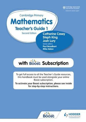 CAMBRIDGE PRIMARY MATHEMATICS TEACHER'S GUIDE 1 WITH BOOST SUBSCRIPTION