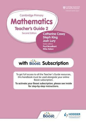 CAMBRIDGE PRIMARY MATHEMATICS TEACHER'S GUIDE 2 WITH BOOST SUBSCRIPTION
