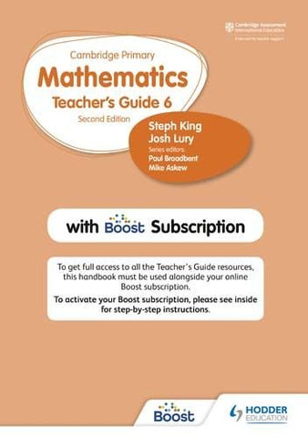 CAMBRIDGE PRIMARY MATHEMATICS TEACHER'S GUIDE 6 WITH BOOST SUBSCRIPTION