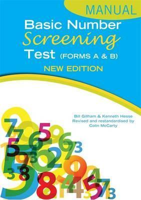 Basic Number Screening Test Specimen Set