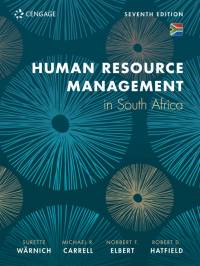 HUMAN RESOURCE MANAGEMENT IN SA WARNICH S