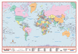 World Political Educational Wall Map