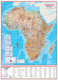 Africa Physical Wall Map