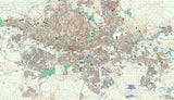 Joburg Large Wall Map
