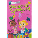 Klein boek van skitterende speelgoed