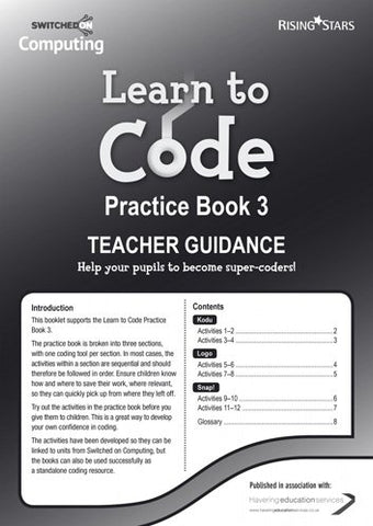 LEARN TO CODE TEACHERS NOTES 3